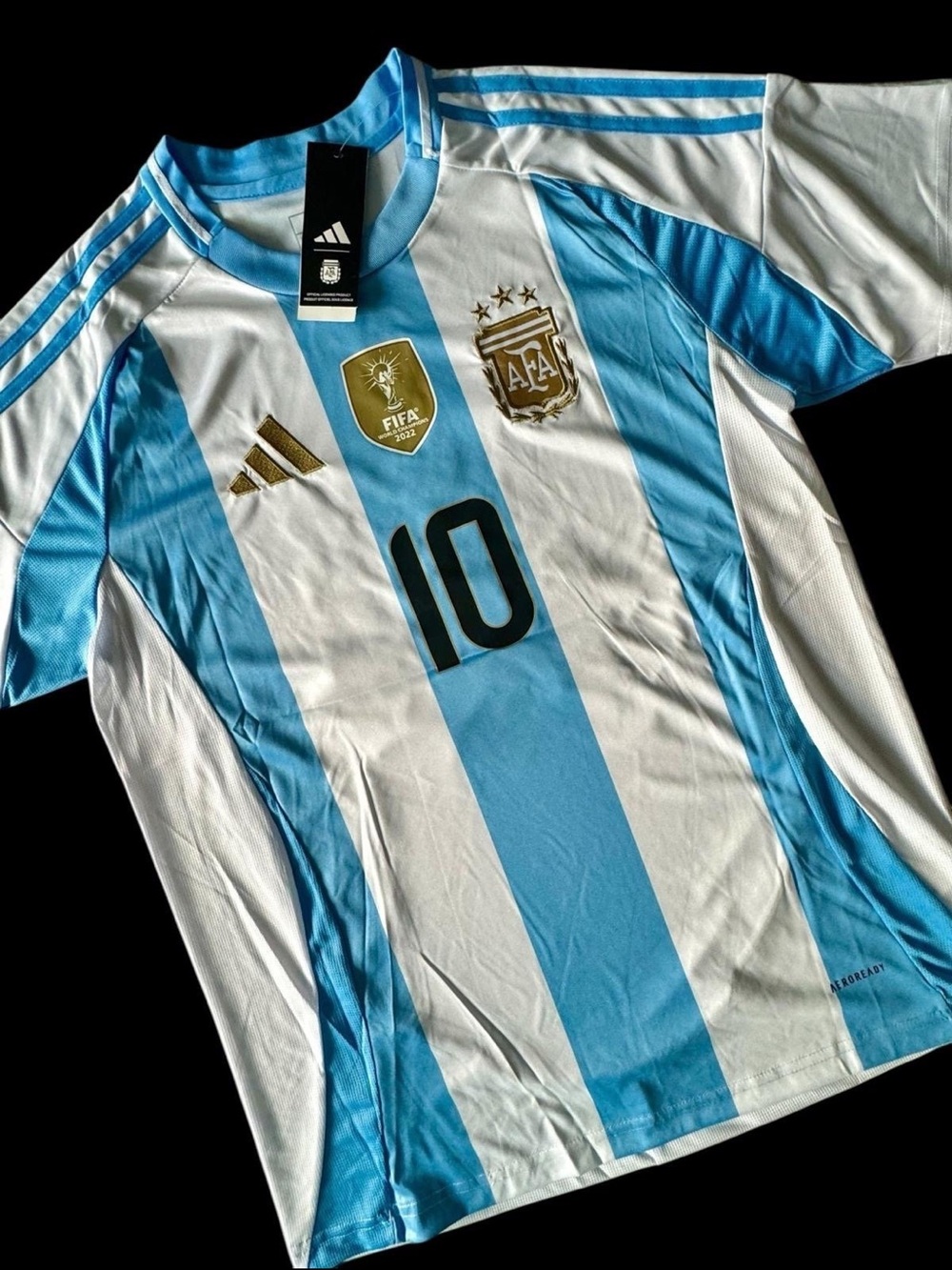 Argentina Messi #10 Home Soccer Jersey - National Team Football Shirt, NWT
